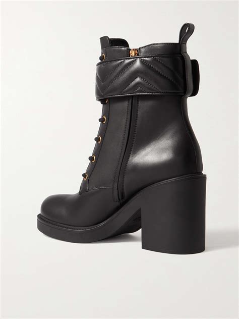 gucci women's marmont leather ankle boots|gucci boots embellished.